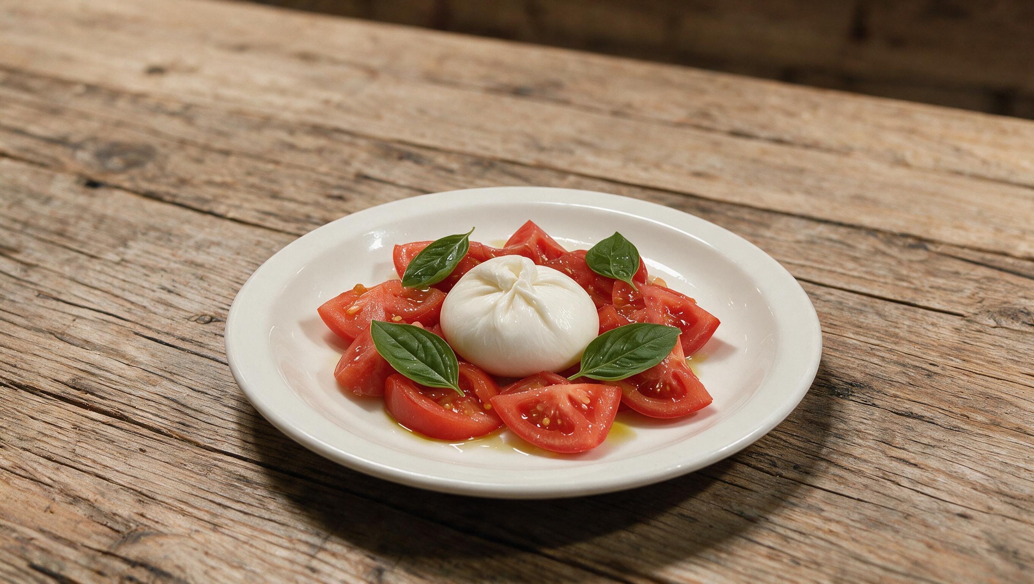 Burrata with tomatoes — 16:9