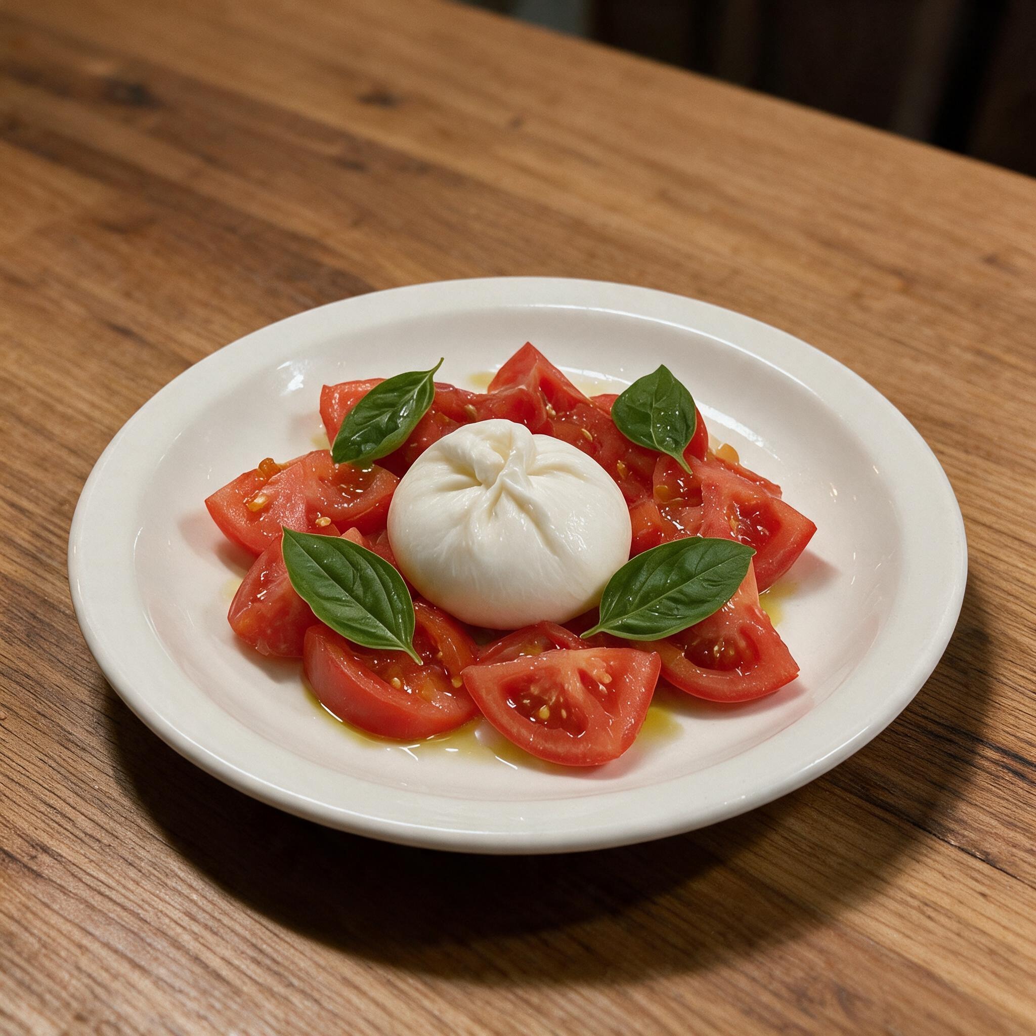 Burrata with tomatoes — 1:1