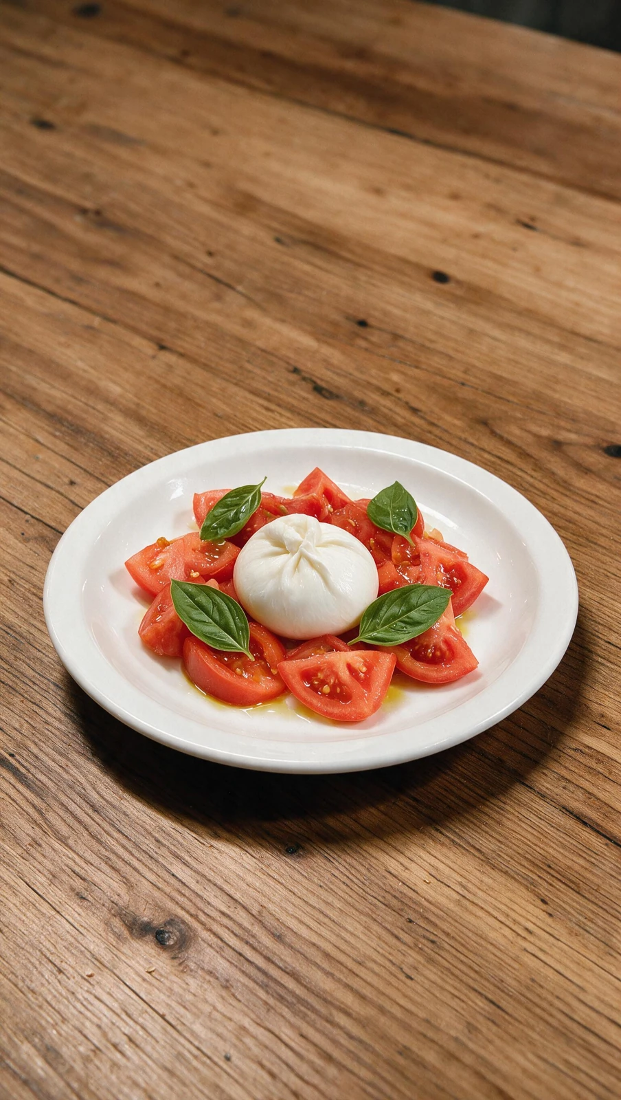 Burrata with tomatoes — 9:16